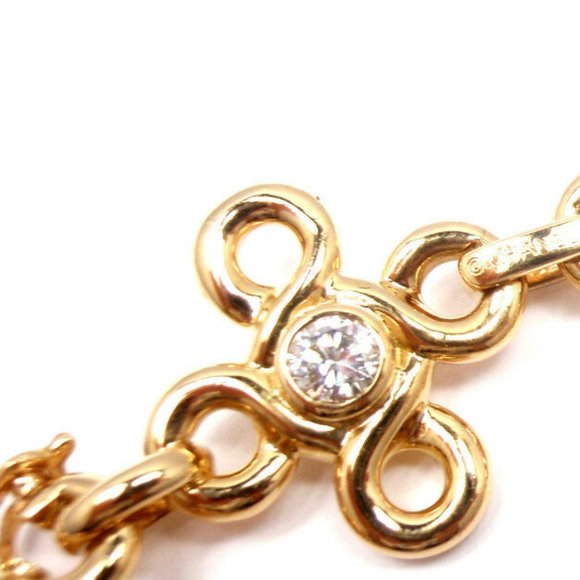 Rare! Authentic Chanel 18k Yellow Gold Diamond Bracelet Papers - Picture 11 of 11